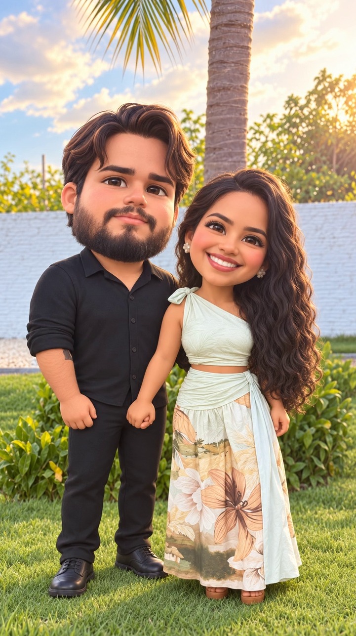 Foto depois do comando /chibi