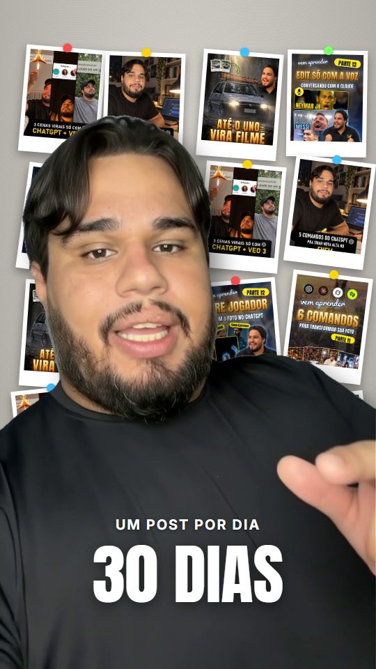 Exemplo do efeito Parede de posts