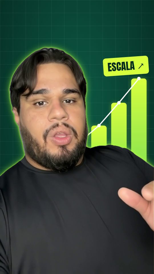 Exemplo do efeito Gráfico subindo