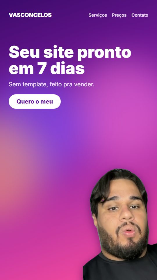 Exemplo do efeito Chroma key