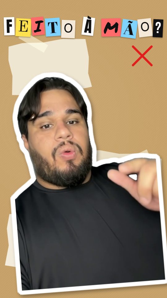 Exemplo do efeito Recorte de papel