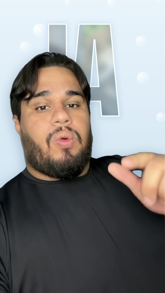 Exemplo do efeito Letra de vidro