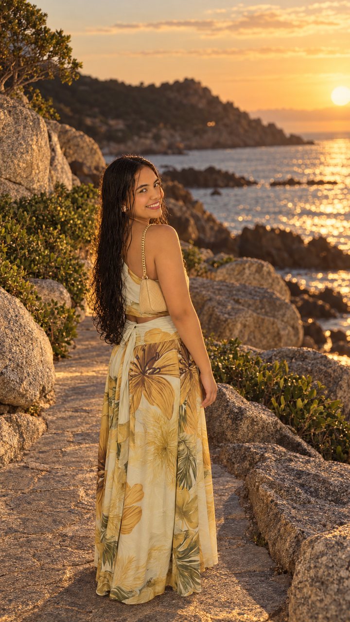 A foto refeita com /goldenhour /bokeh